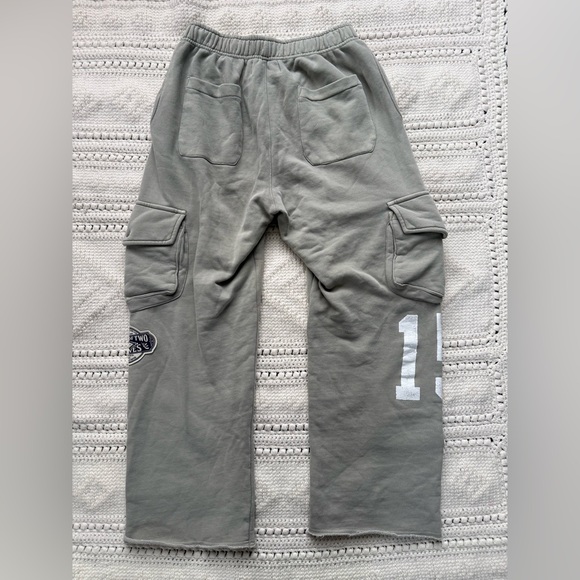 Darc Sport "Tale of Two Wolves" TAN limited edition cargo sweatpants - Picture 11 of 14